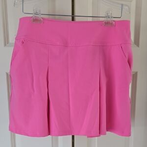 Lilly Pulitzer Luxletic Pink Tennis/Golf Skirt With Shorts Inside